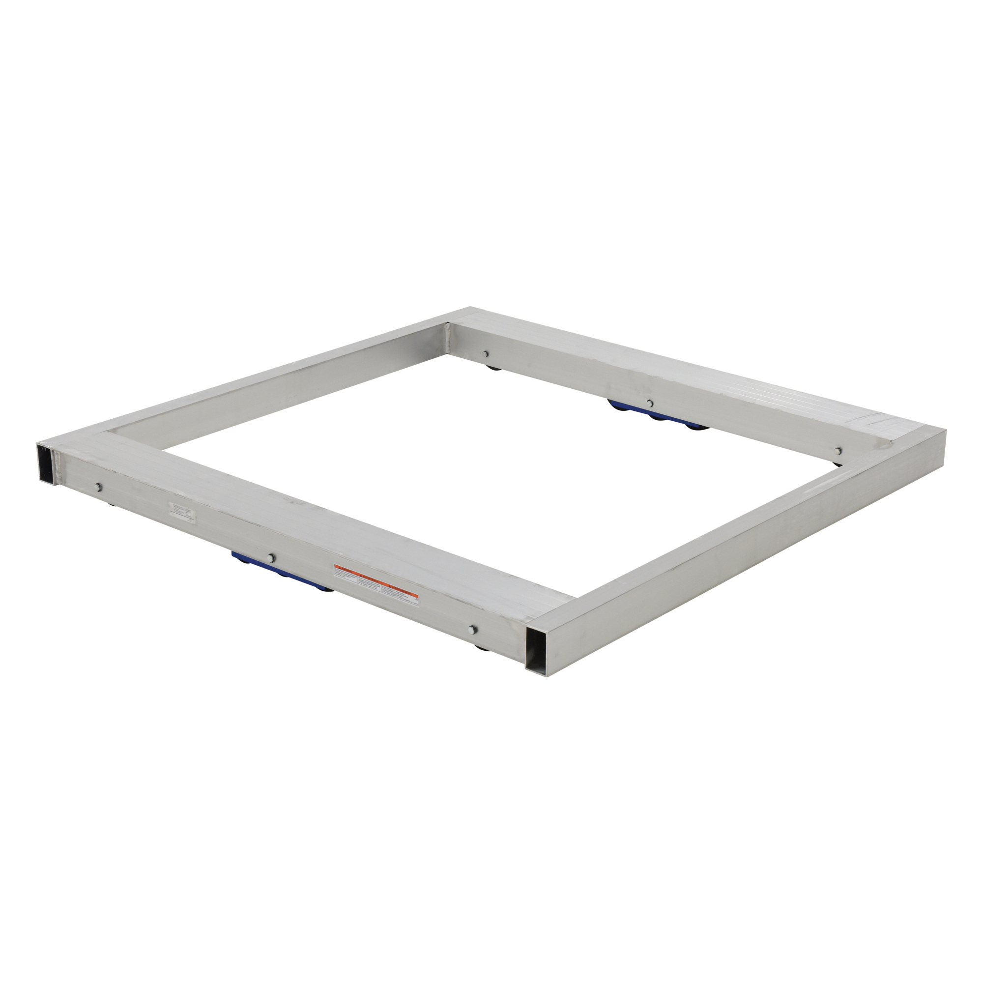 Vestil 10 Roller Pallet Dolly w/ Tilt, Aluminum, 48 X 48, 8000lb. Capacity, Model# DOL-4848-10T